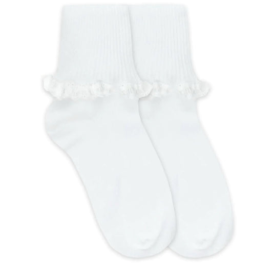 JS Cluny & Satin Lace Sock