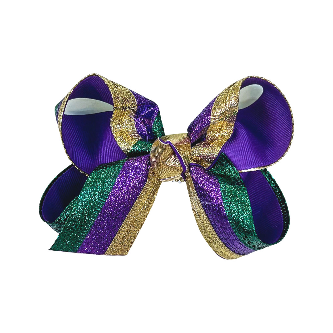 KC Bow - Metallic Mardi Gras