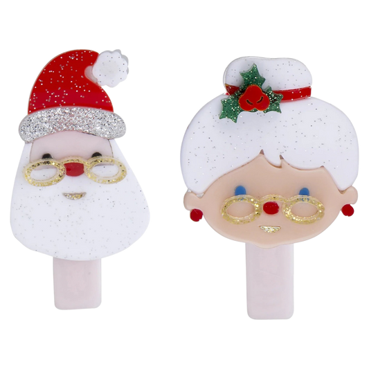 LR Clip Set - Santa + Mrs. Claus