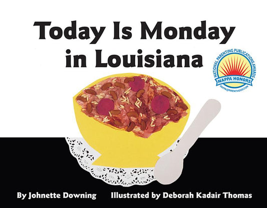 RR Today is Monday in Louisiana Book - Boardbook