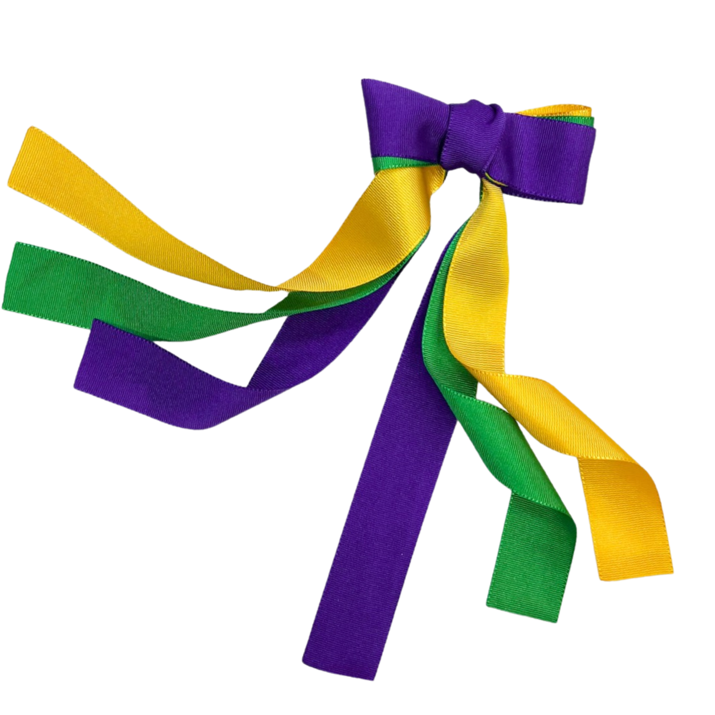 EH Long Tail Bow - Mardi Gras