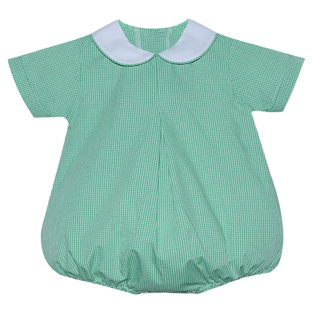 RN Bubble - Kelly Green Gingham