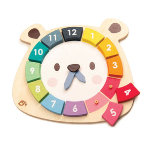 TL Bear Colors Clock