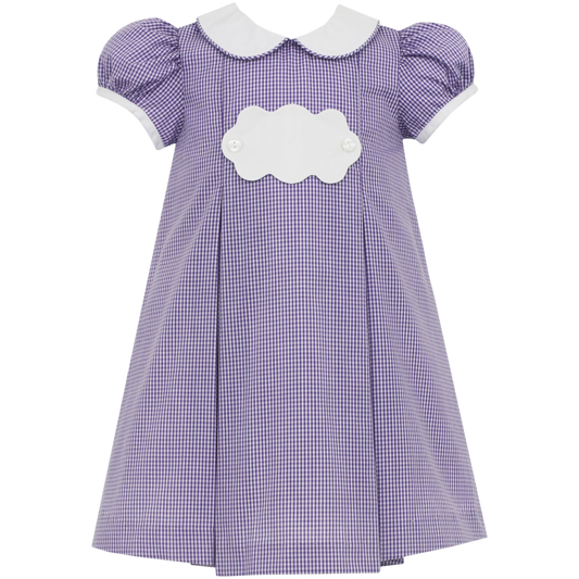PB Dress - Purple Gingham