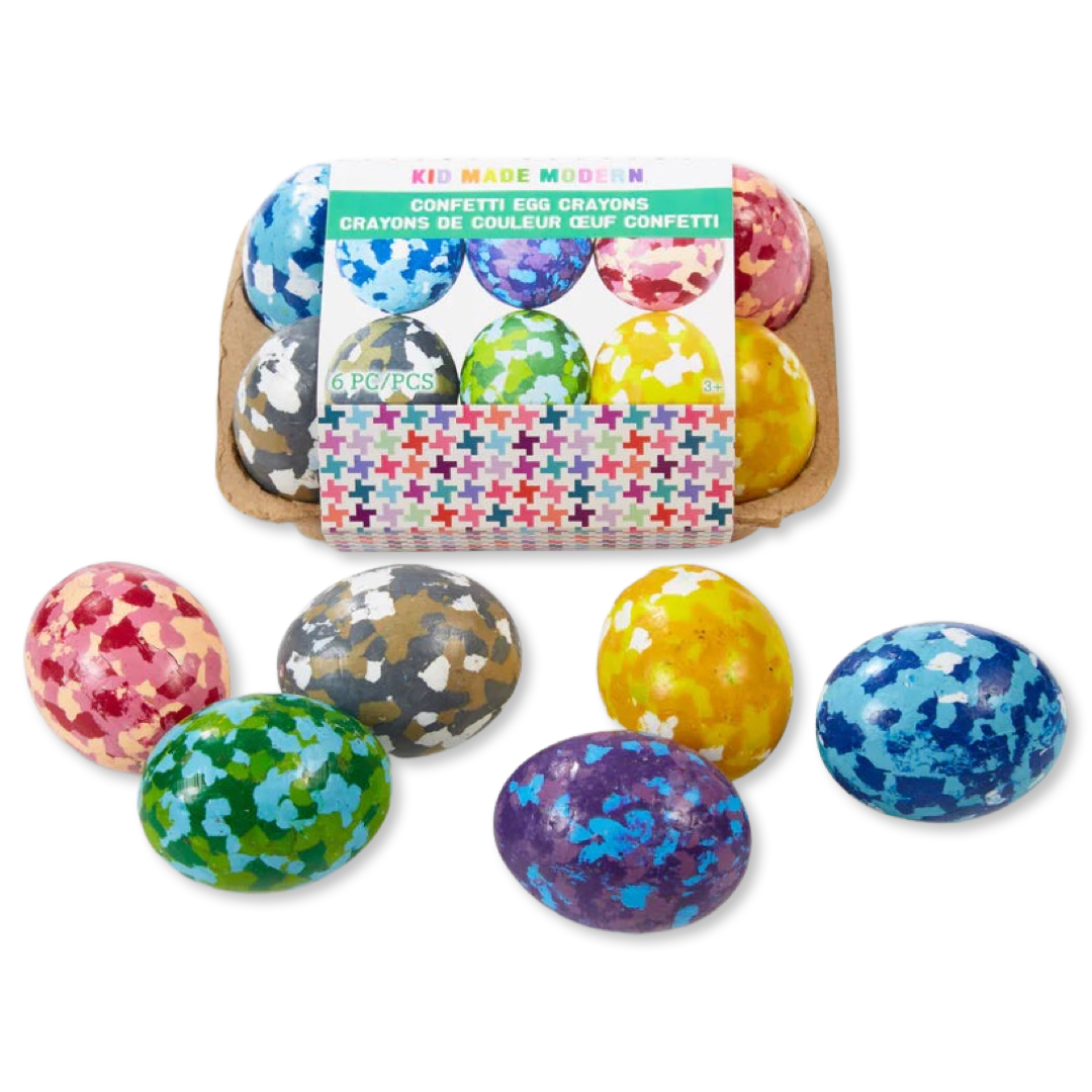 KMM Confetti Egg Crayons