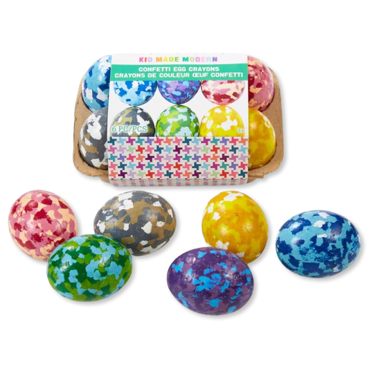 KMM Confetti Egg Crayons