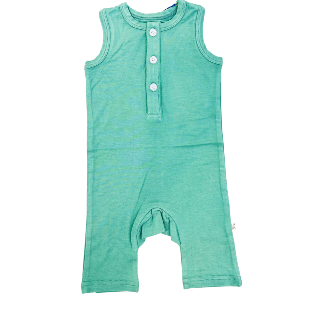 KC Tank Romper - Green