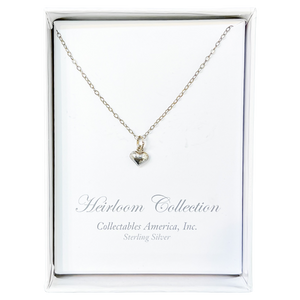CA Silver Heart Necklace