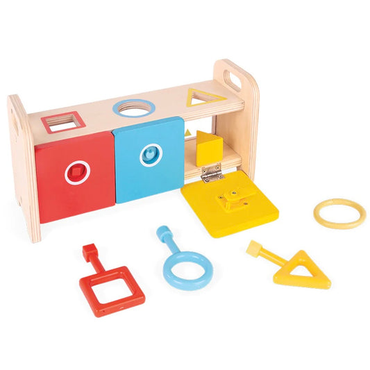 Janod Shape Sorter with Keys