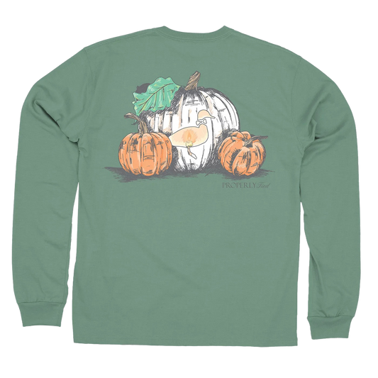 Properly Tied LS Tee - Duck O' Lantern