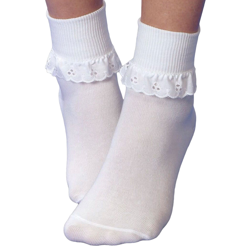 JS Eyelet Lace Sock