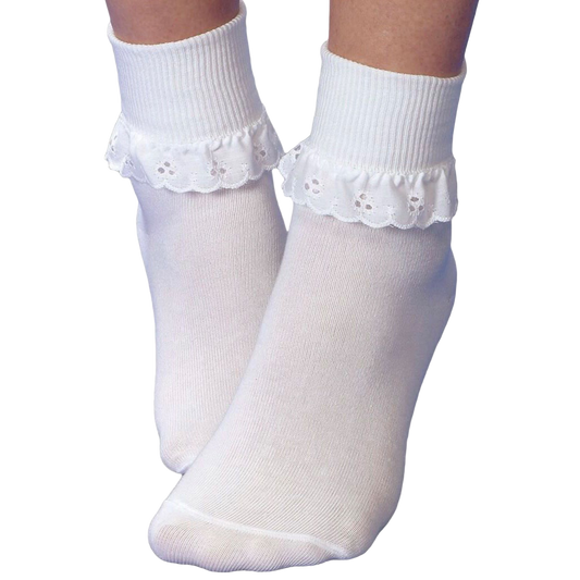 JS Eyelet Lace Sock