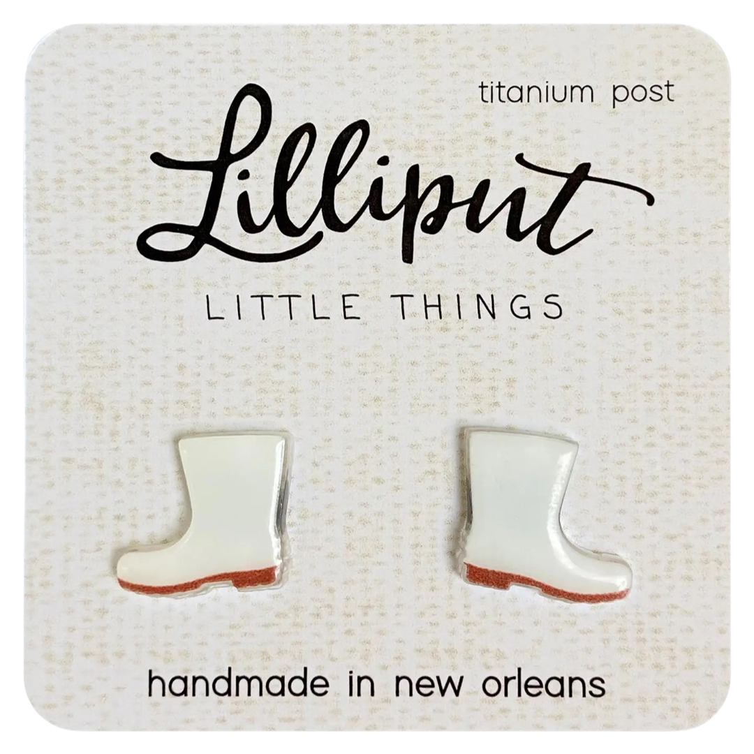 LP Earring - Shrimp Boots