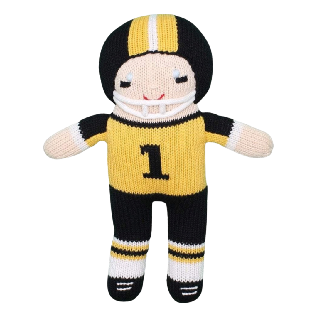 Zubels Football Player - Black And Gold