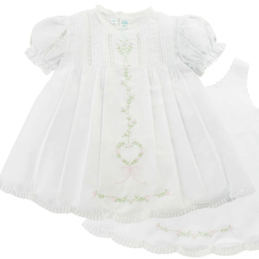 Floral Heart Slip Dress