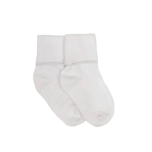 JS Cuff Socks - White